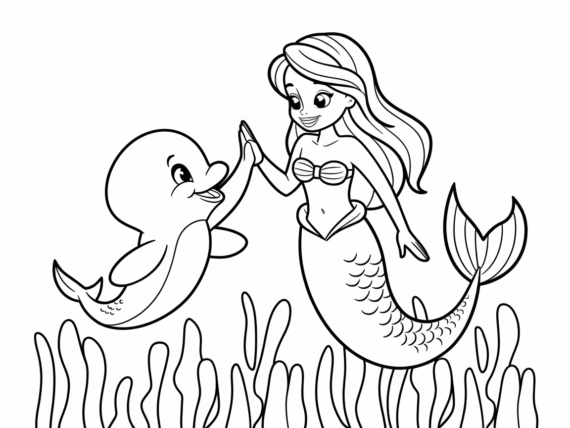 Make Waves with This Magical Mermaid and Dolphin Duo