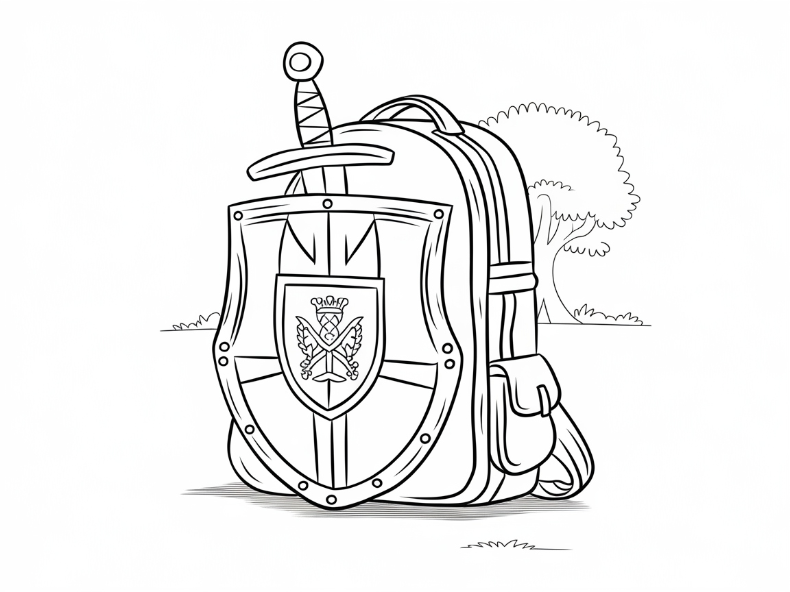 Gear Up for Battle with This Knightly Backpack