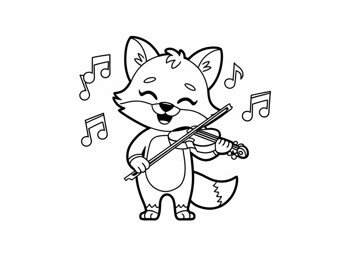 Musical Adventure with a Fox Violinist