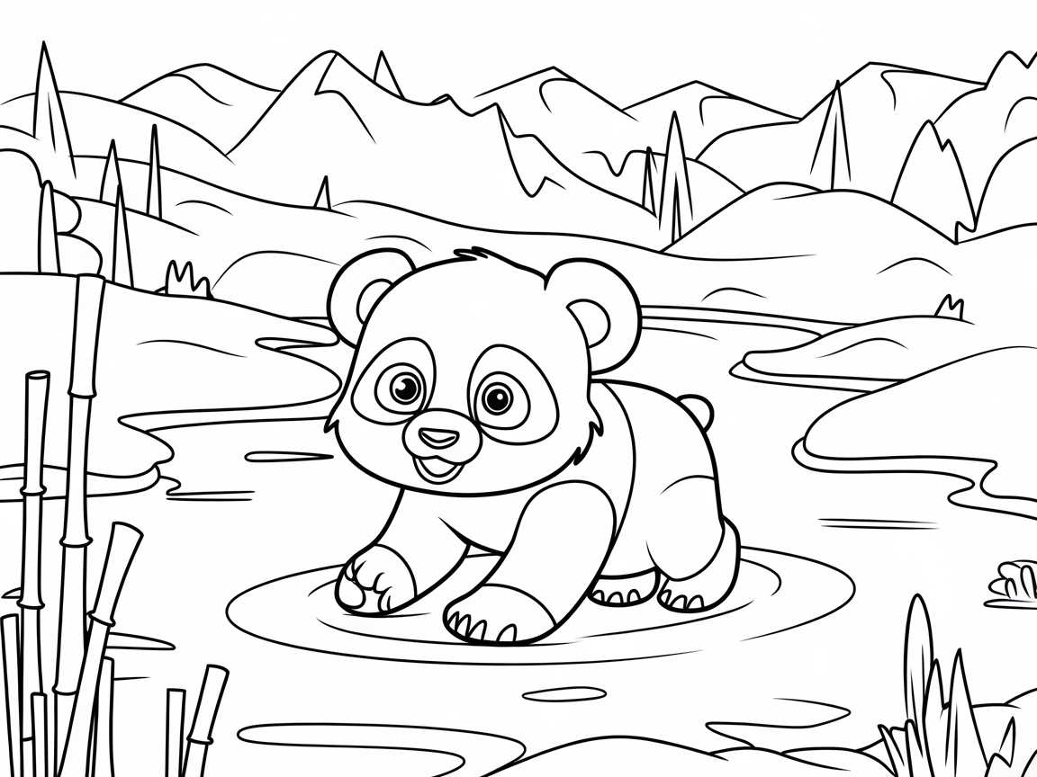 Panda Broaching New Heights at the River