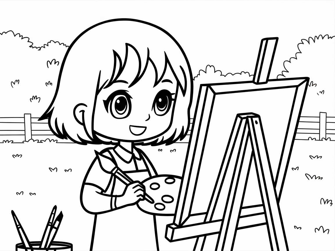 Paint a Masterpiece with This Anime Artist Scene