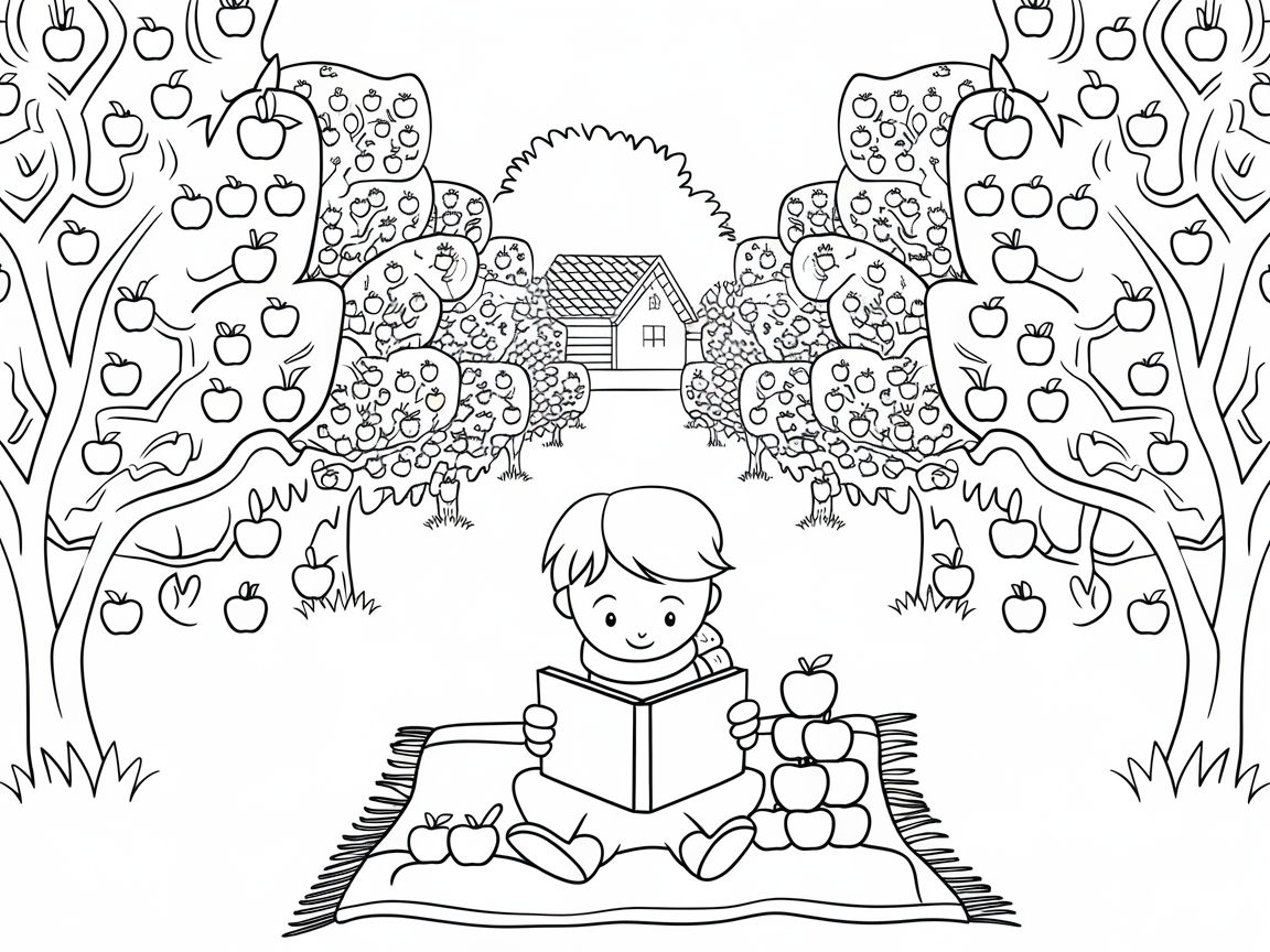 Apple Orchard Study Session for Kids