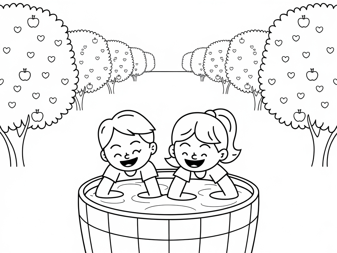 Join the Fun of Apple Bobbing in the Orchard