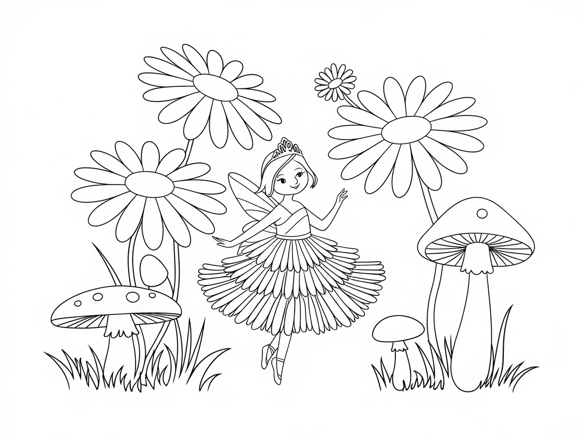 Frolic Among the Flowers with This Fairy Princess