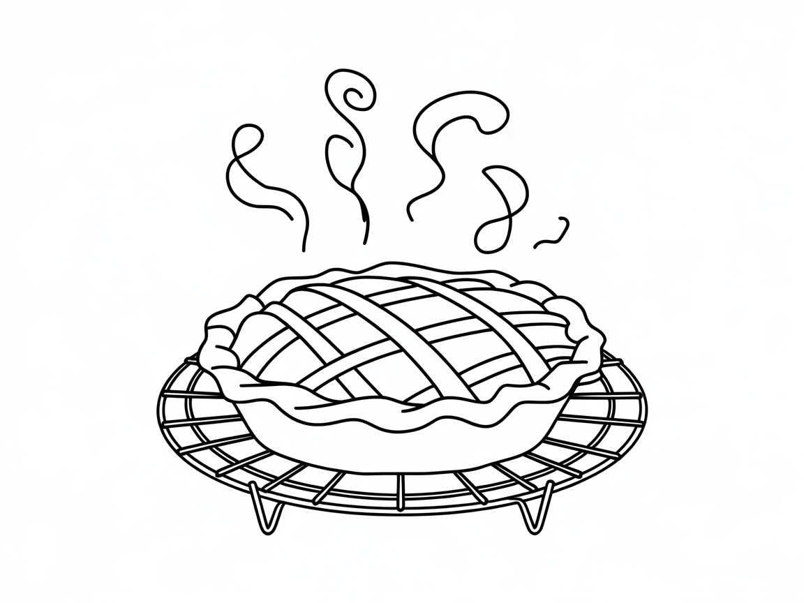 Color Your Own Delicious Apple Pie