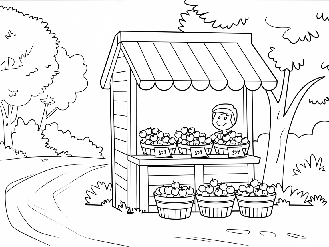 Set Up Shop at This Apple Stand Scene