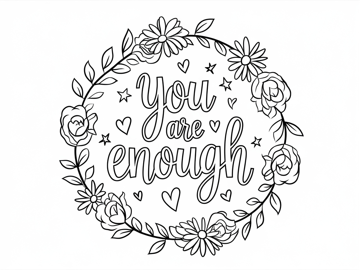 Floral Affirmation for Confidence Boost
