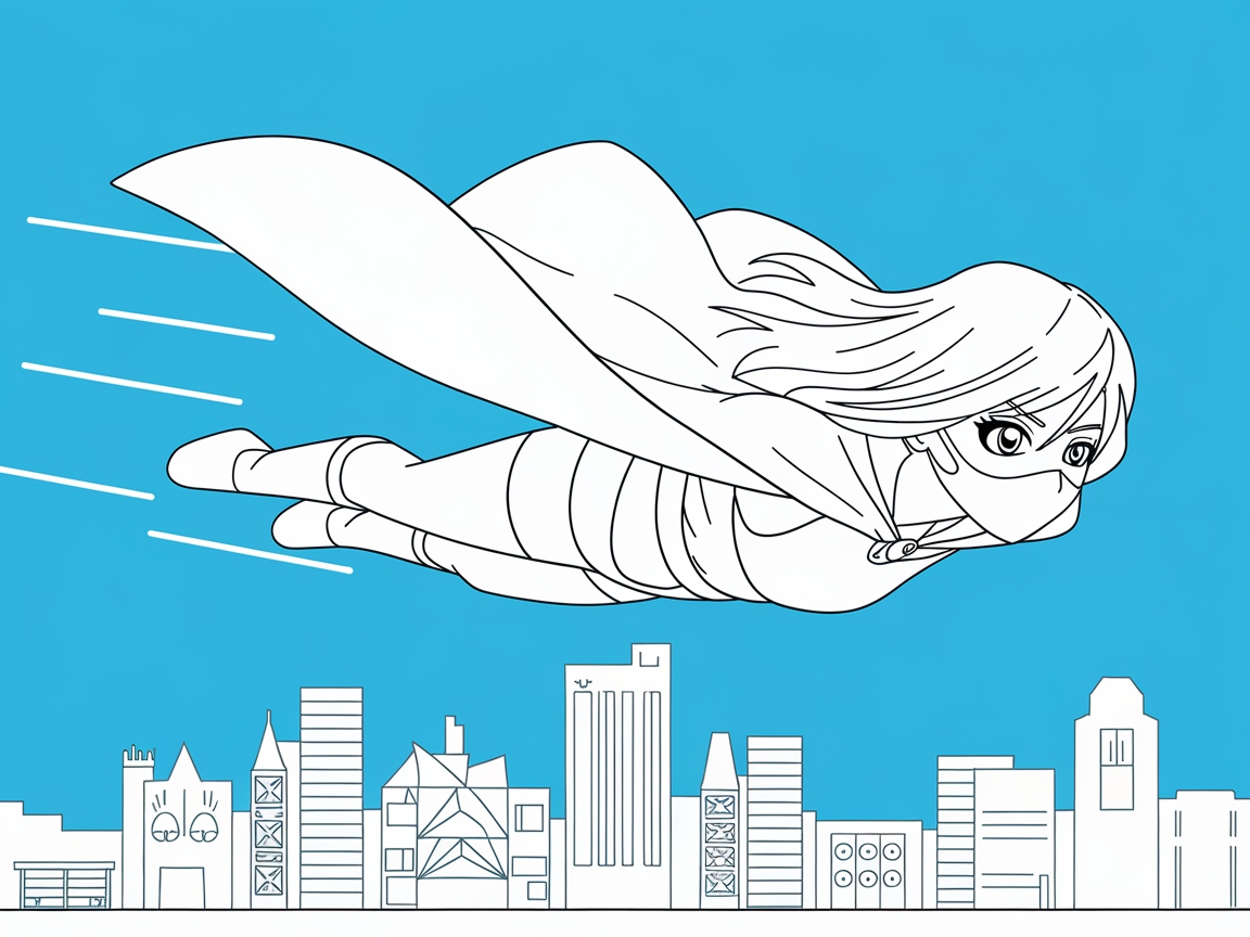 Take Flight with This Anime Heroine