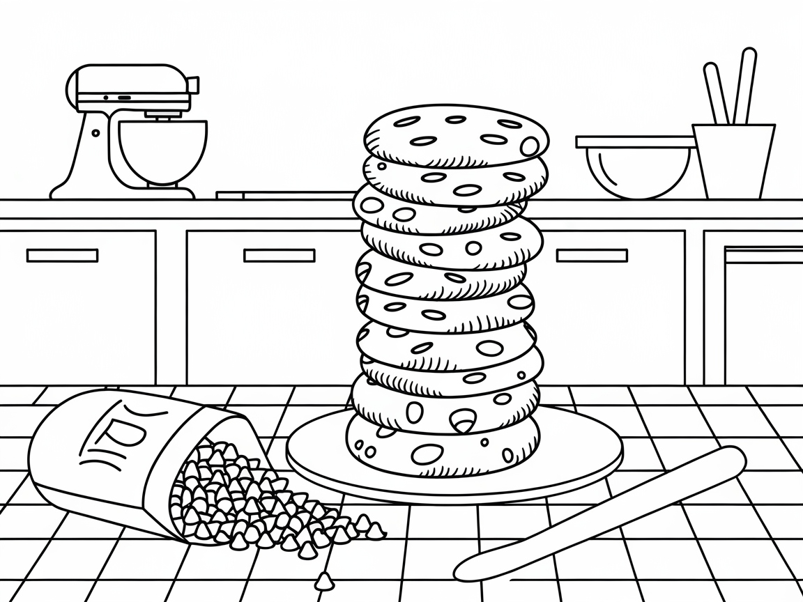 Stack Up the Fun with These Chocolate Chip Cookies