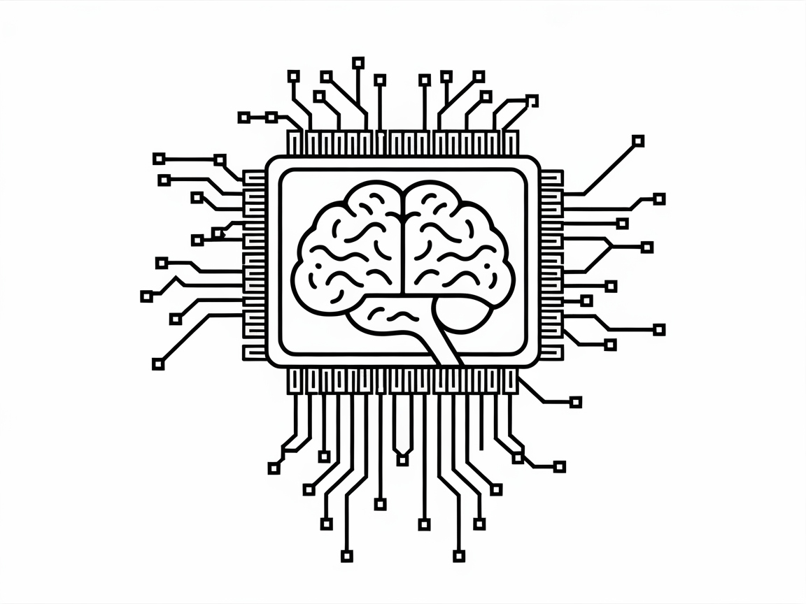 Dive Into a Techy Brain Circuit Board