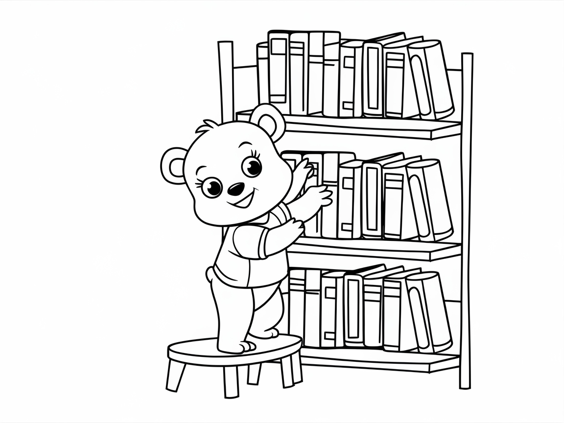 Join the Adventure with This Bookworm Bear