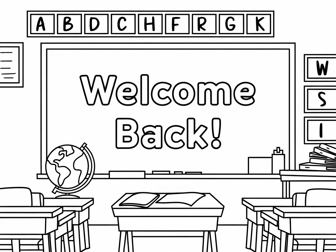 Step Into the Class with This Welcome Back Board