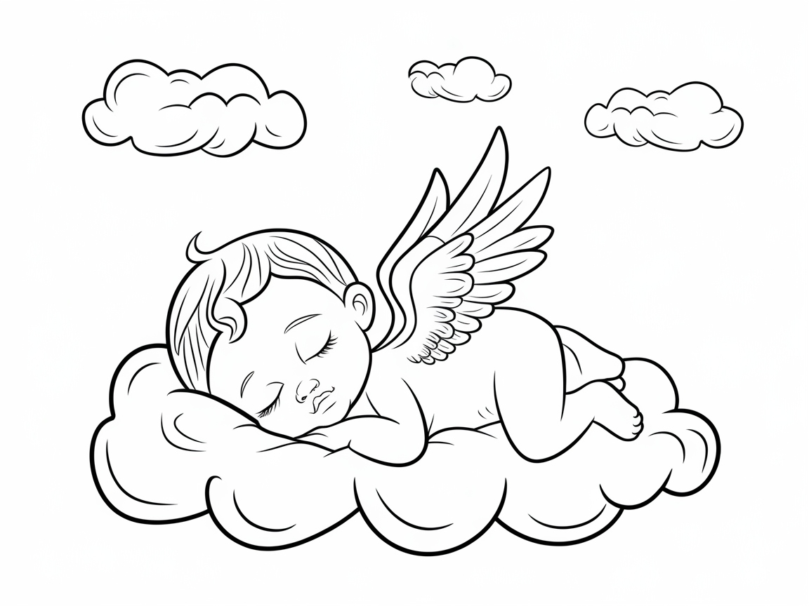 Heavenly Rest on a Cloud Pillow