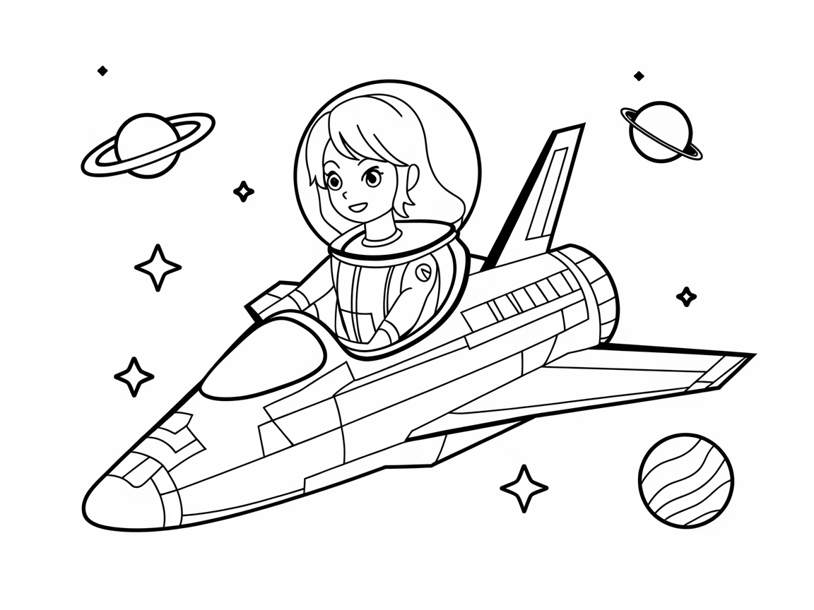 Blast Off into Adventure with This Anime Astronaut