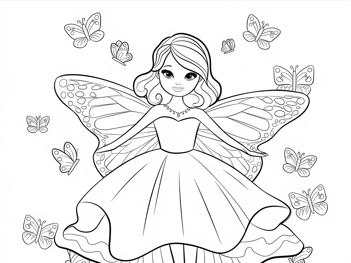Flutter with Delight: Fairy Princess and Her Butterflies