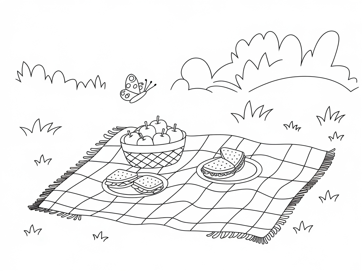 Picnic Bliss in the Orchard