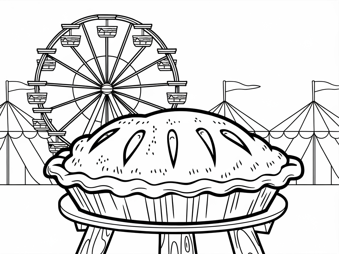 Amusement Park Apple Pie Adventure