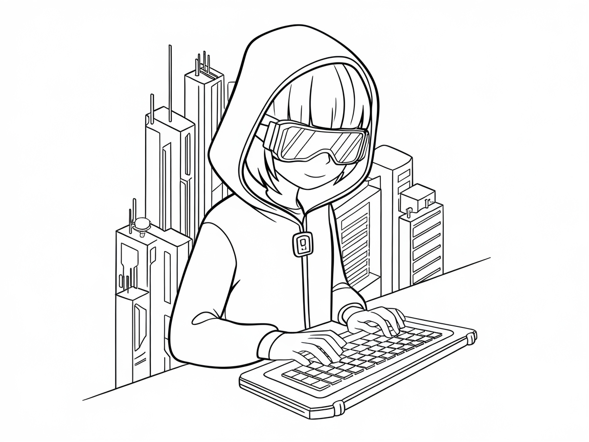 Uncover the Cyber World with This Tech-Savvy Anime Hero