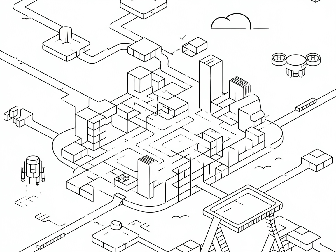 Explore a Futuristic Cityscape