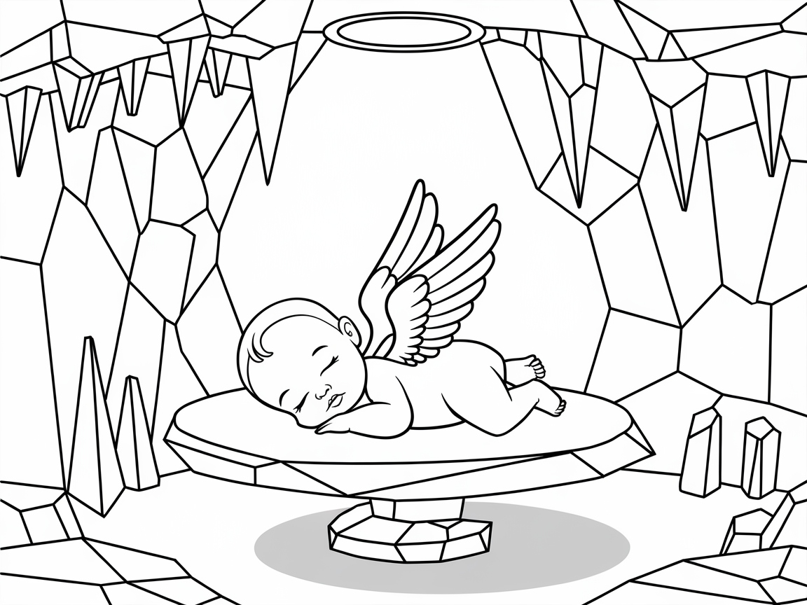 Crystal Cavern Dreams with a Baby Angel