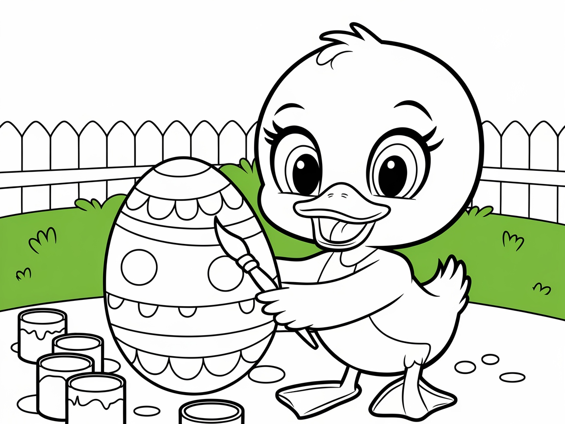 Egg-citing Adventures with This Decorating Duckling