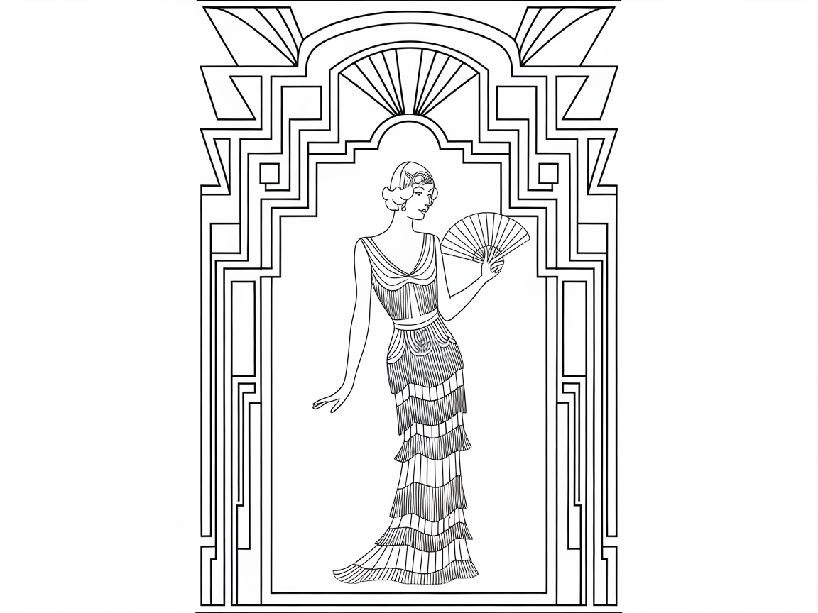 Step Back in Time with This Art Deco Diva