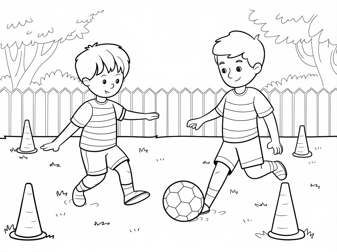 Kick Off Creativity with This Backyard Soccer Scene
