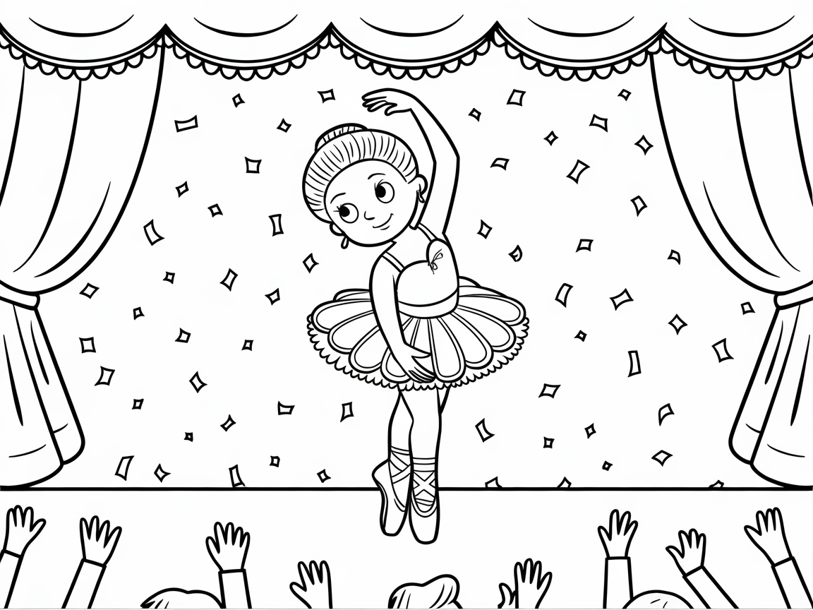 Step Into the Spotlight With This Confetti Ballerina