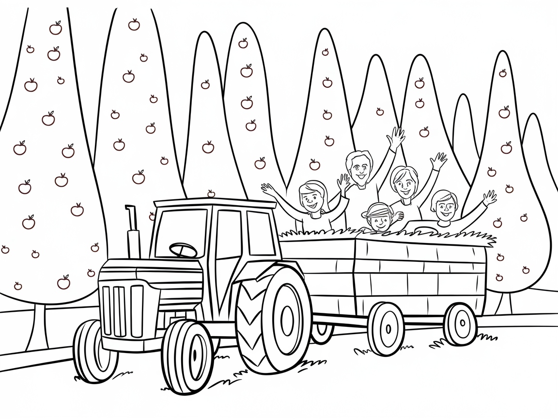 Join the Hayride Through the Orchard