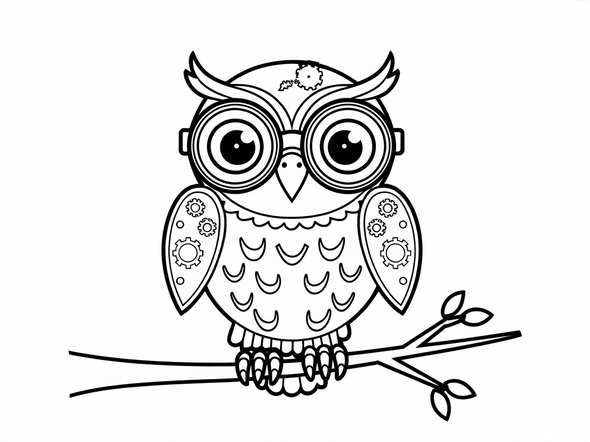Gear Up for Creativity with This Steampunk Owl