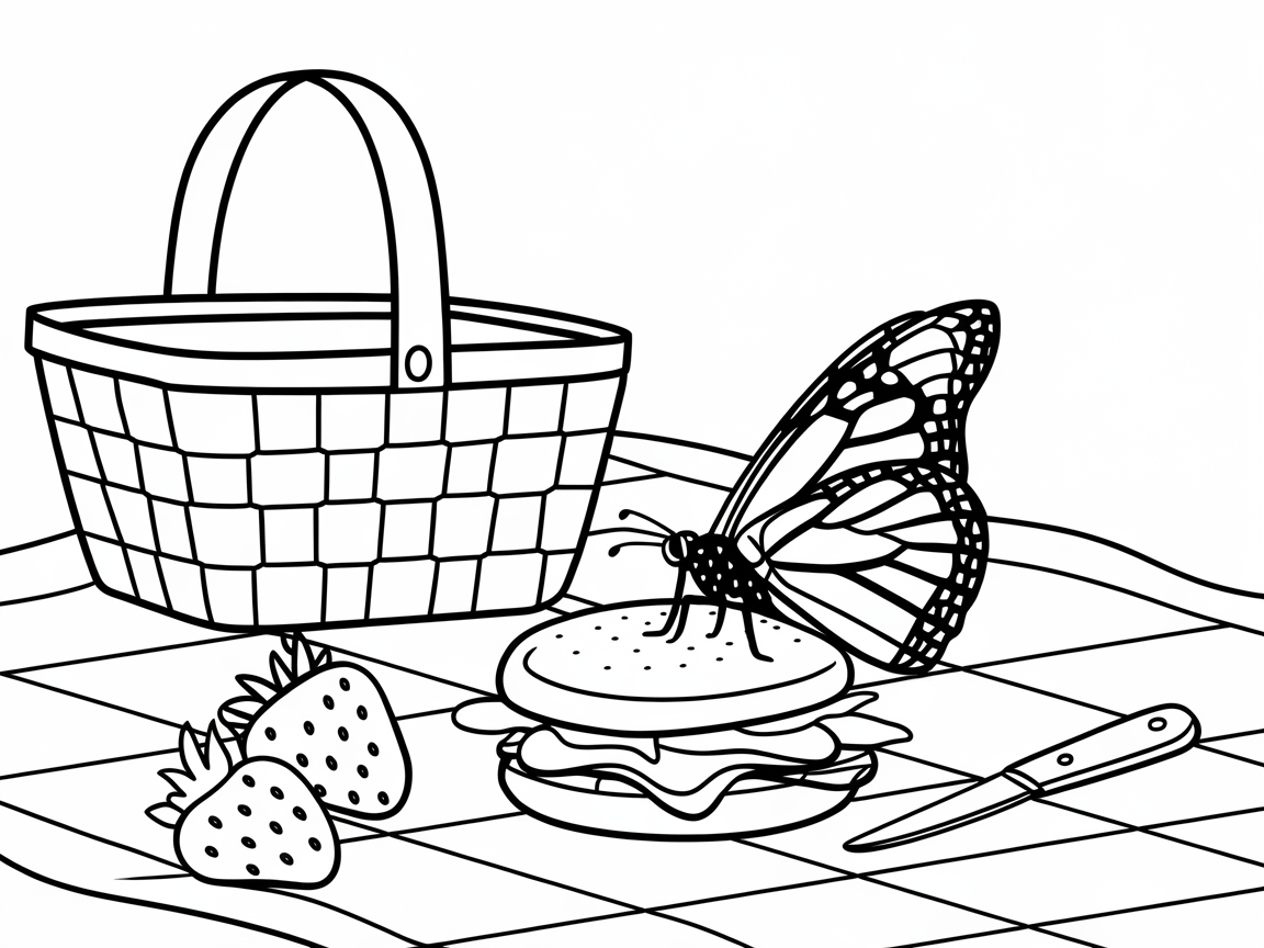 Bring Life to This Picnic Butterfly Adventure
