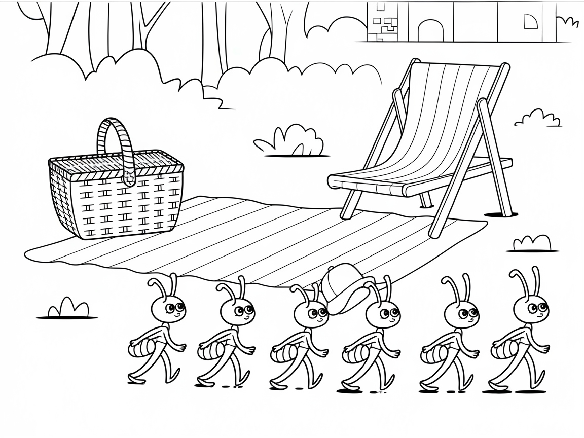 Ants on a Picnic Adventure