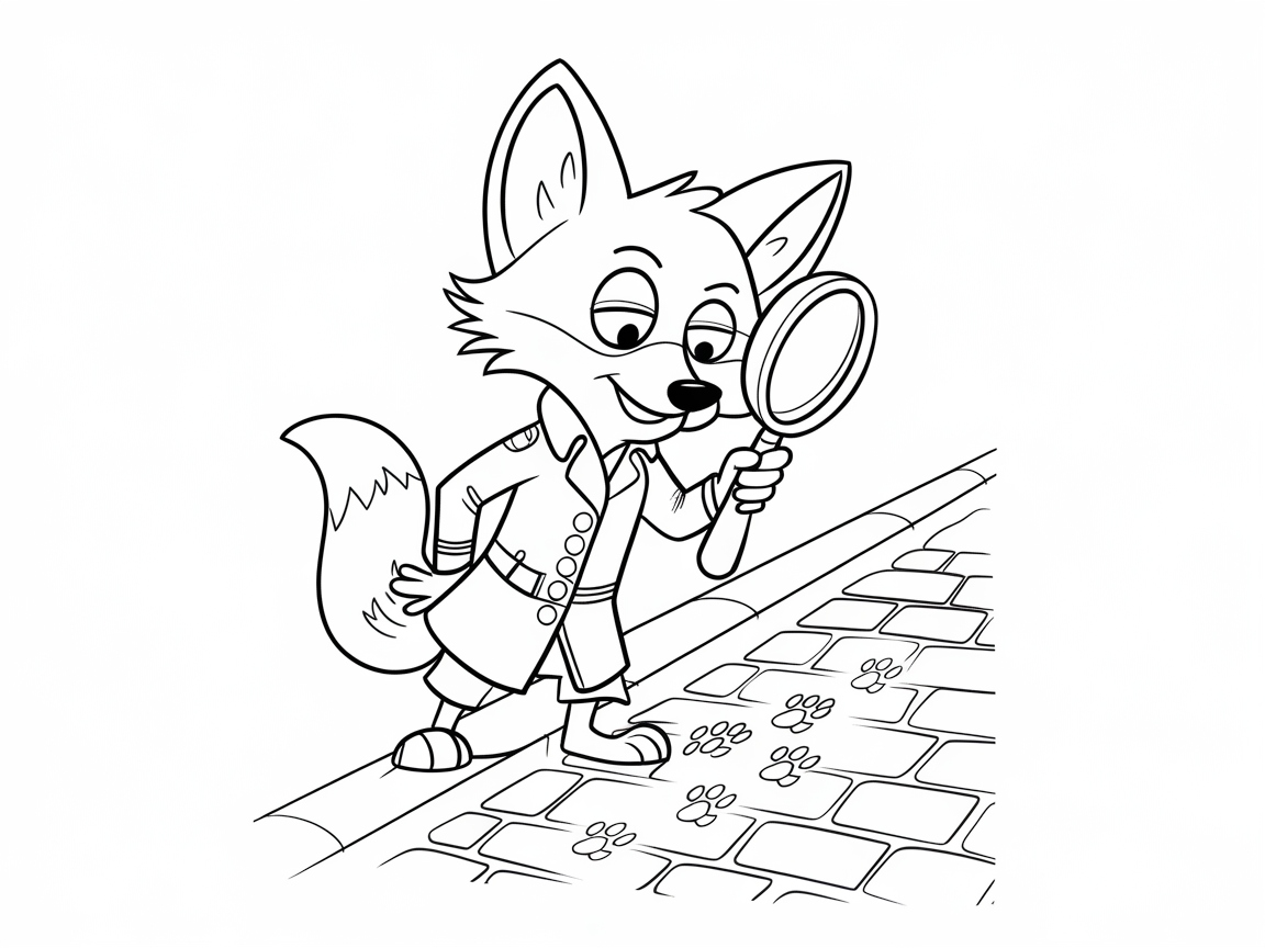 Solve the Mystery with This Detective Fox Adventure!