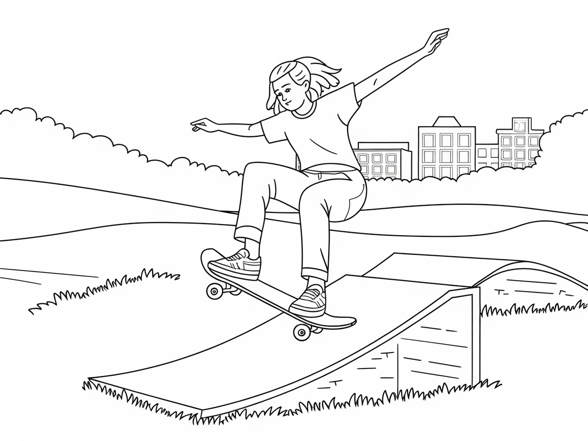 Catch Air with This Skateboarding Scene