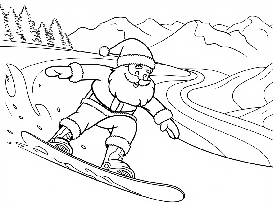 Surf the Slopes with Santa