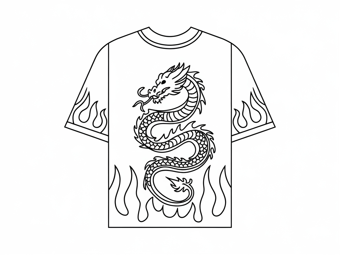 Bring This Fiery Dragon Basketball Jersey to Life