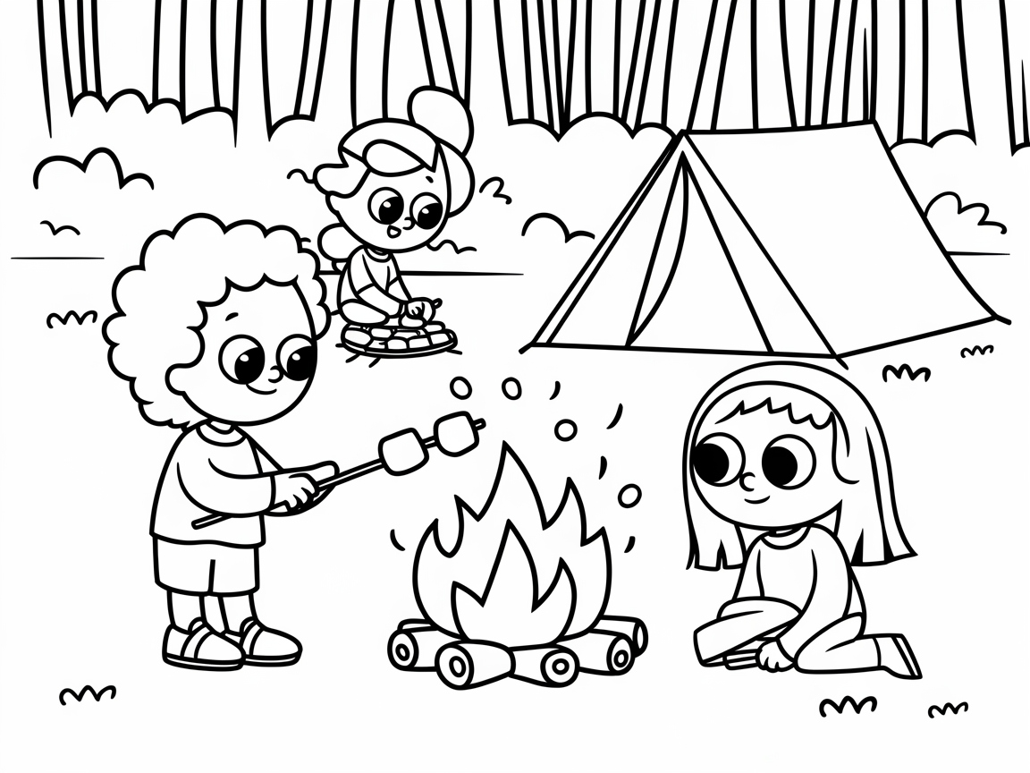Enjoy a Cozy Camping Adventure with Friends