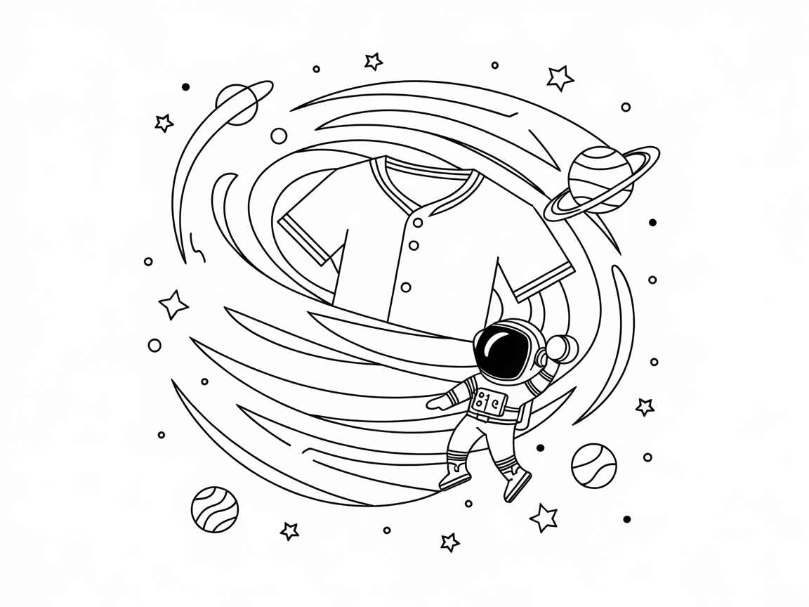 Blast Off with This Out-of-This-World Baseball Jersey Design