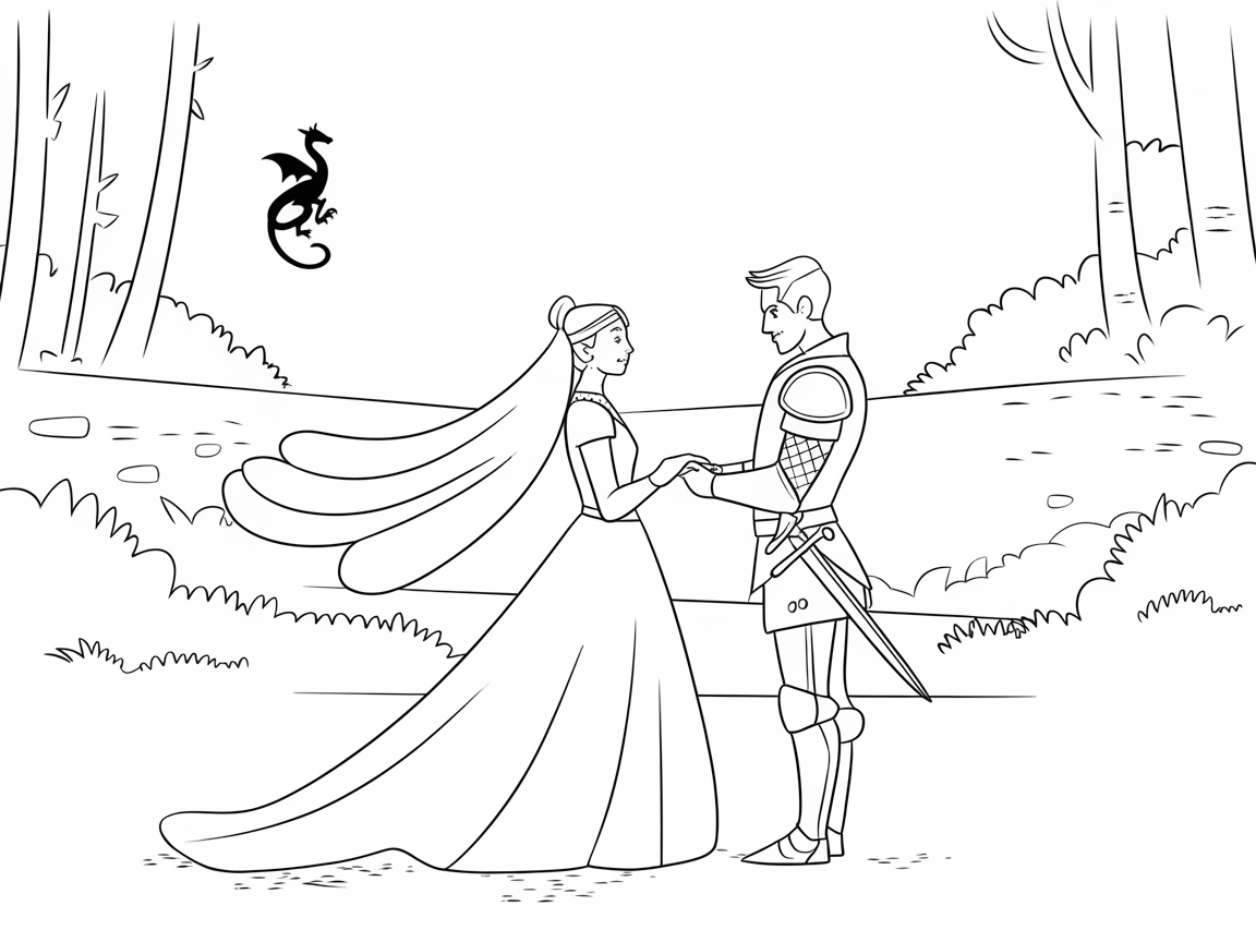 Fairytale Wedding with a Knightly Twist