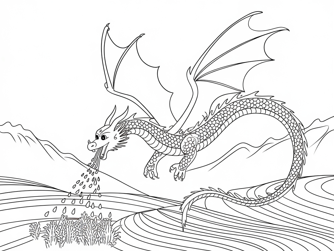 Bring This Soaring Dragon to Life With Color