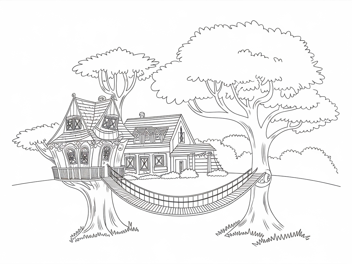 Explore Whimsy with This Enchanting Treehouse Mansion