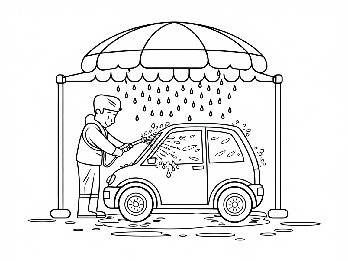 Have Fun with This Outdoor Car Wash Adventure
