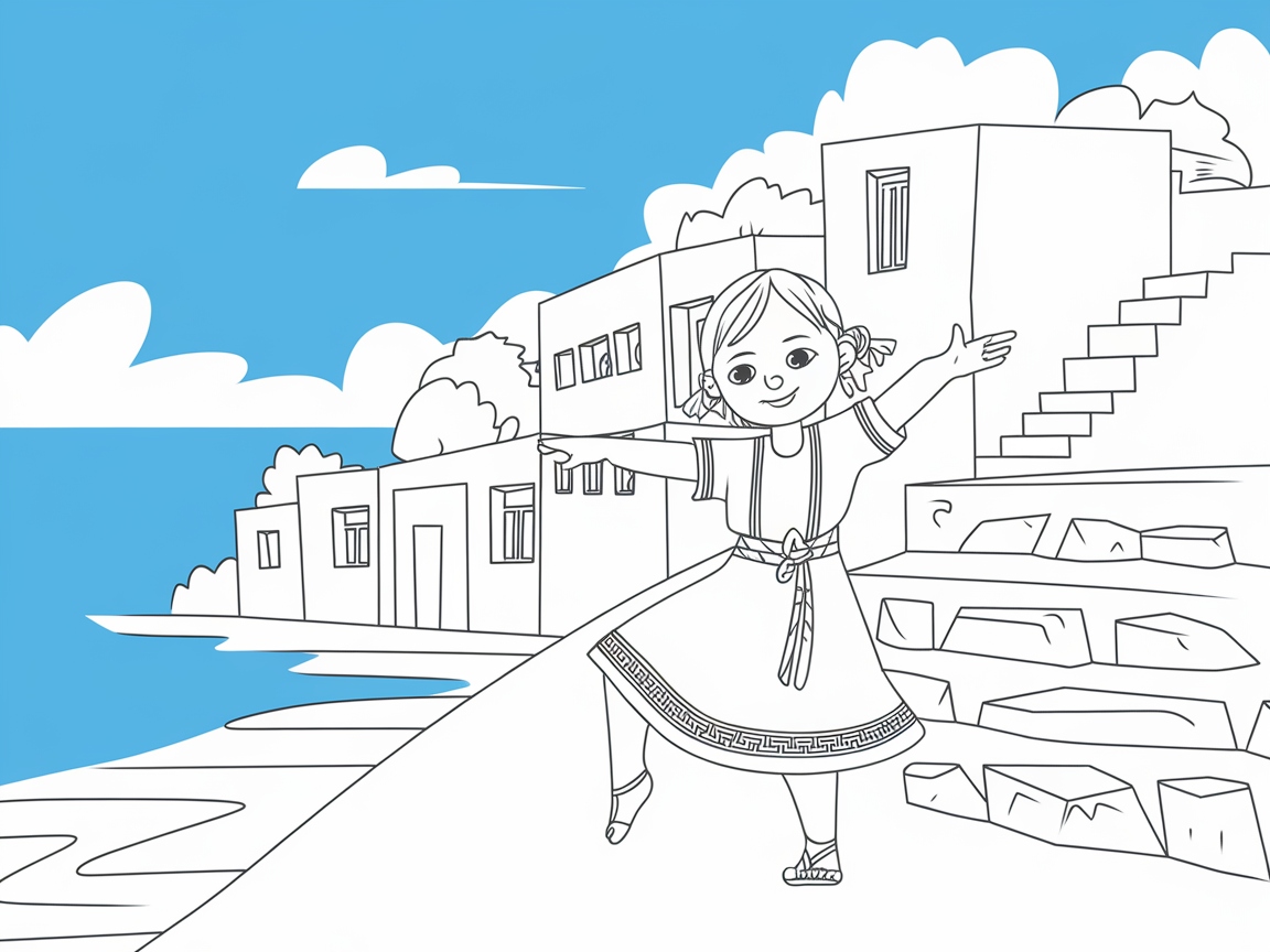 Whimsical Dance by the Seaside