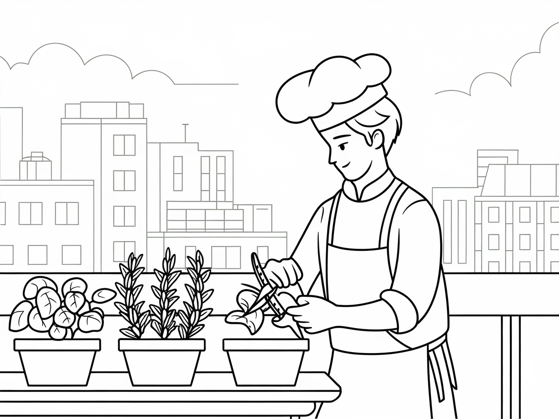 Cultivate Creativity with This Urban Herb Garden Chef Page
