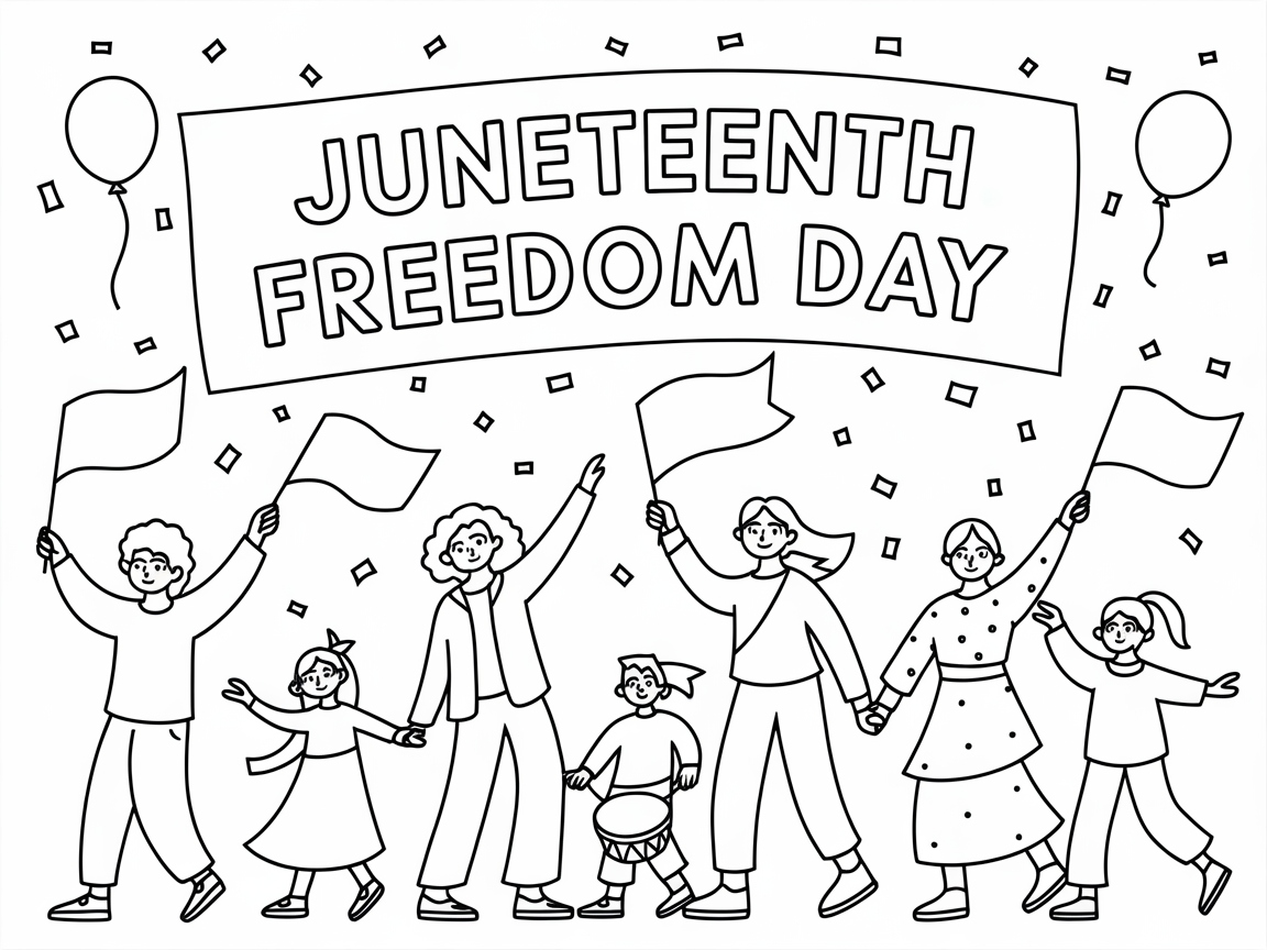 Celebrate Unity with This Juneteenth Parade Scene