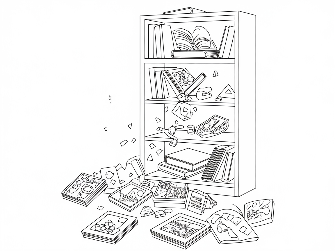 Creative Chaos on the Bookshelf