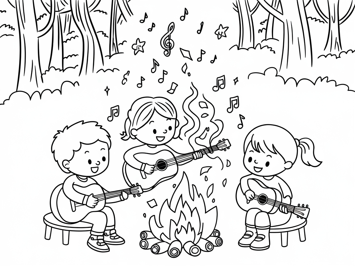 Musical Campfire Melody