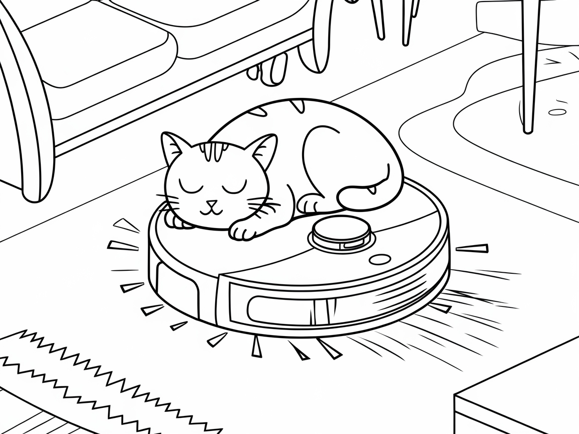 Robo-Rider Kitty on the Move