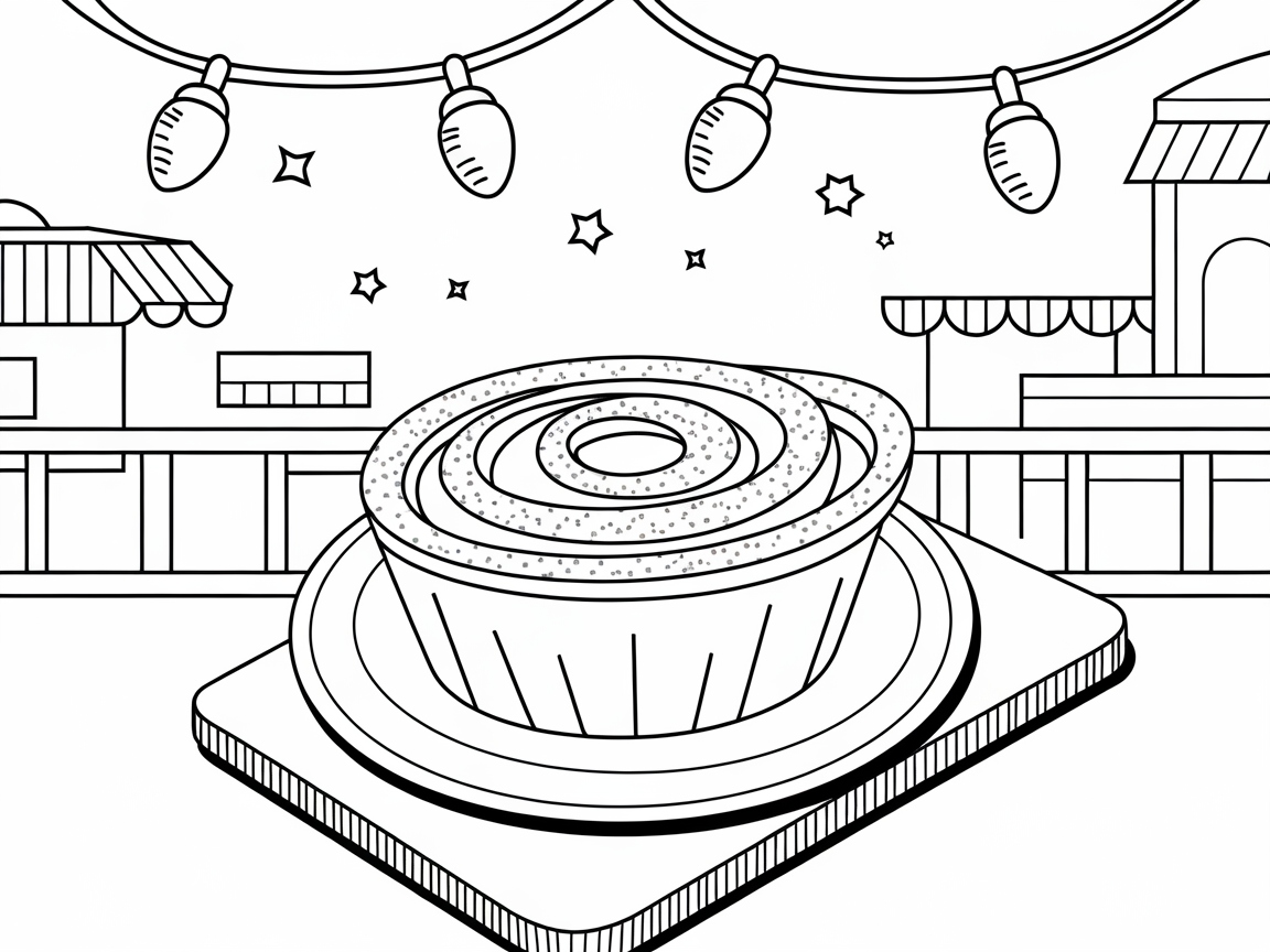 Indulge in Fun with This Carnival Cinnamon Roll Delight