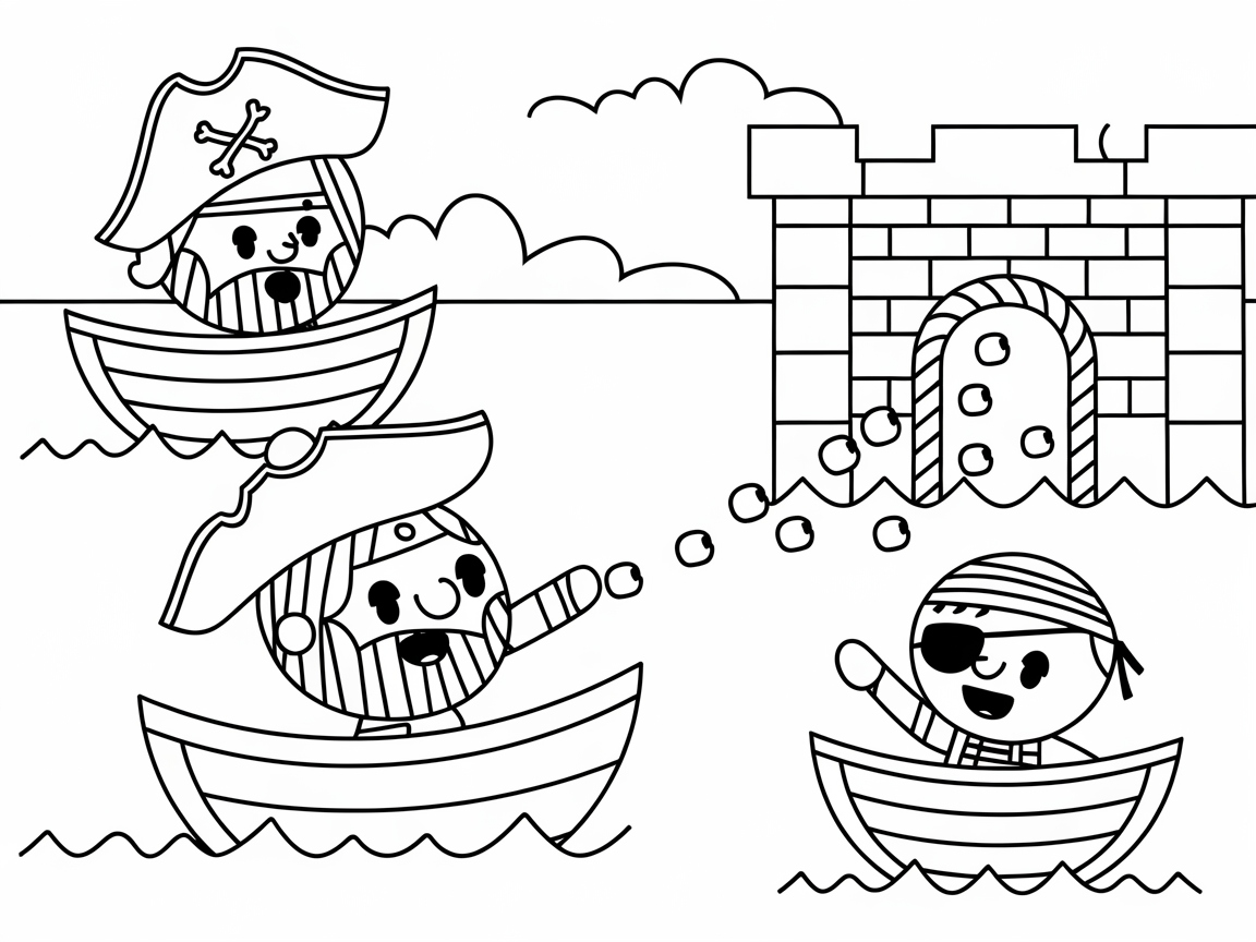 Set Sail with These Playful Candy Pirates